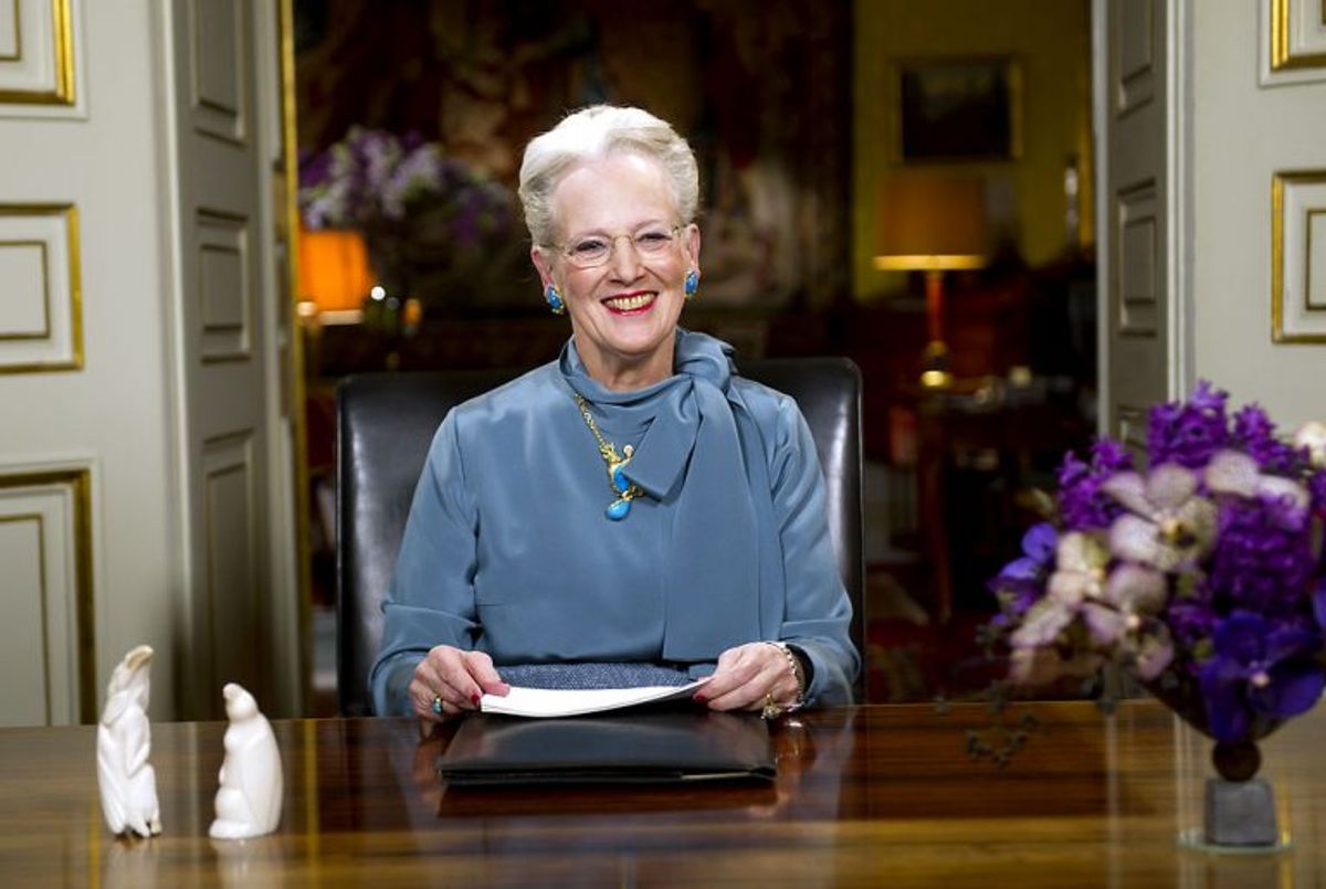 Dronning Margrethes nytårstale i år 2011. Foto: KELD NAVNTOFT/Scanpix (Arkivfoto)