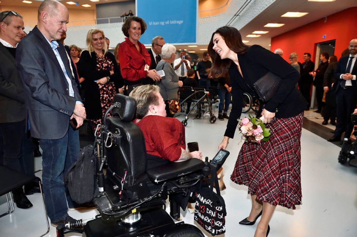 Kronprinsesse Mary markerede FNs handicapdag i Handicaporganisationernes Hus. KLIK FOR FLERE BILLEDER. (Foto: Tariq Mikkel Khan/Ritzau Scanpix)