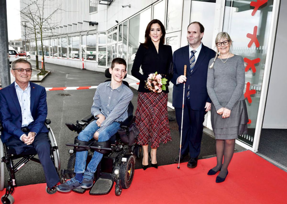 Kronprinsesse Mary markerede FNs handicapdag i Handicaporganisationernes Hus. KLIK FOR FLERE BILLEDER. (Foto: Tariq Mikkel Khan/Ritzau Scanpix)