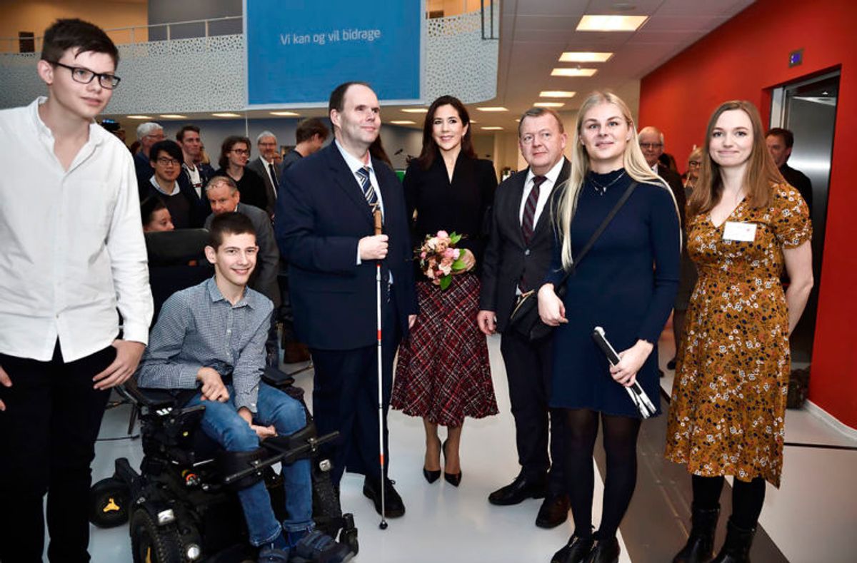 Kronprinsesse Mary markerede FNs handicapdag i Handicaporganisationernes Hus. KLIK FOR FLERE BILLEDER. (Foto: Tariq Mikkel Khan/Ritzau Scanpix)