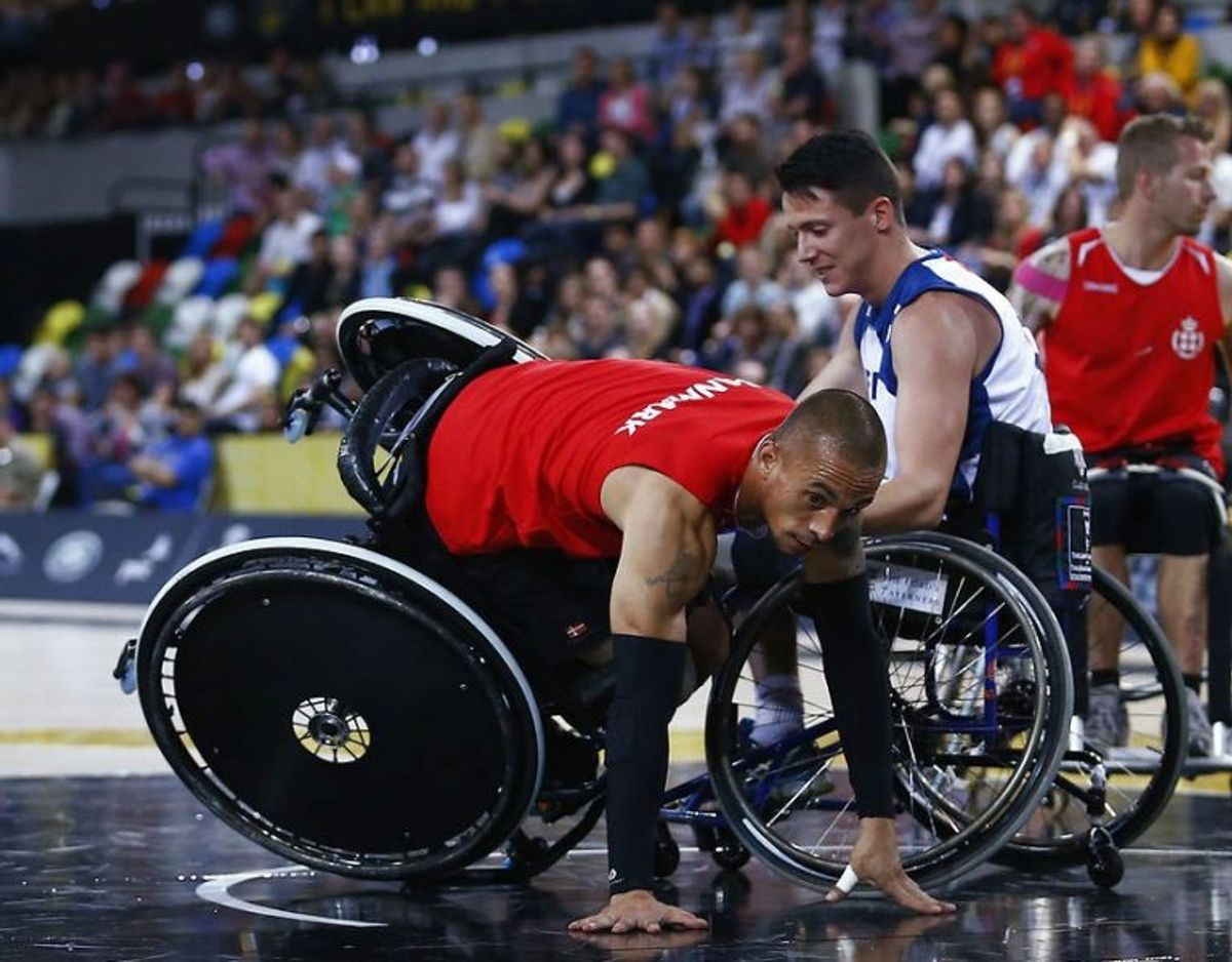 Maurice Manuel i aktion ved Invictus Games 2014. Foto: Scanpix