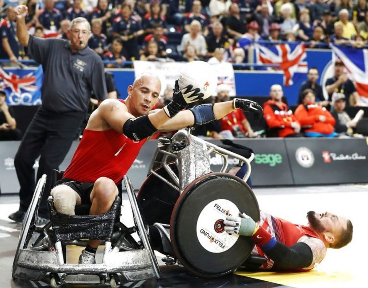 Maurice Manuel i aktion ved Invictus Games 2017. Foto: Scanpix