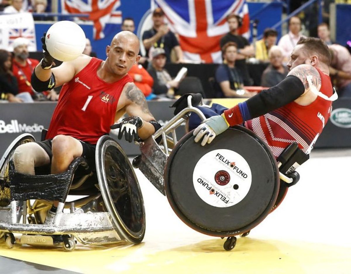 Maurice Manuel i aktion ved Invictus Games 2017. Foto: Scanpix