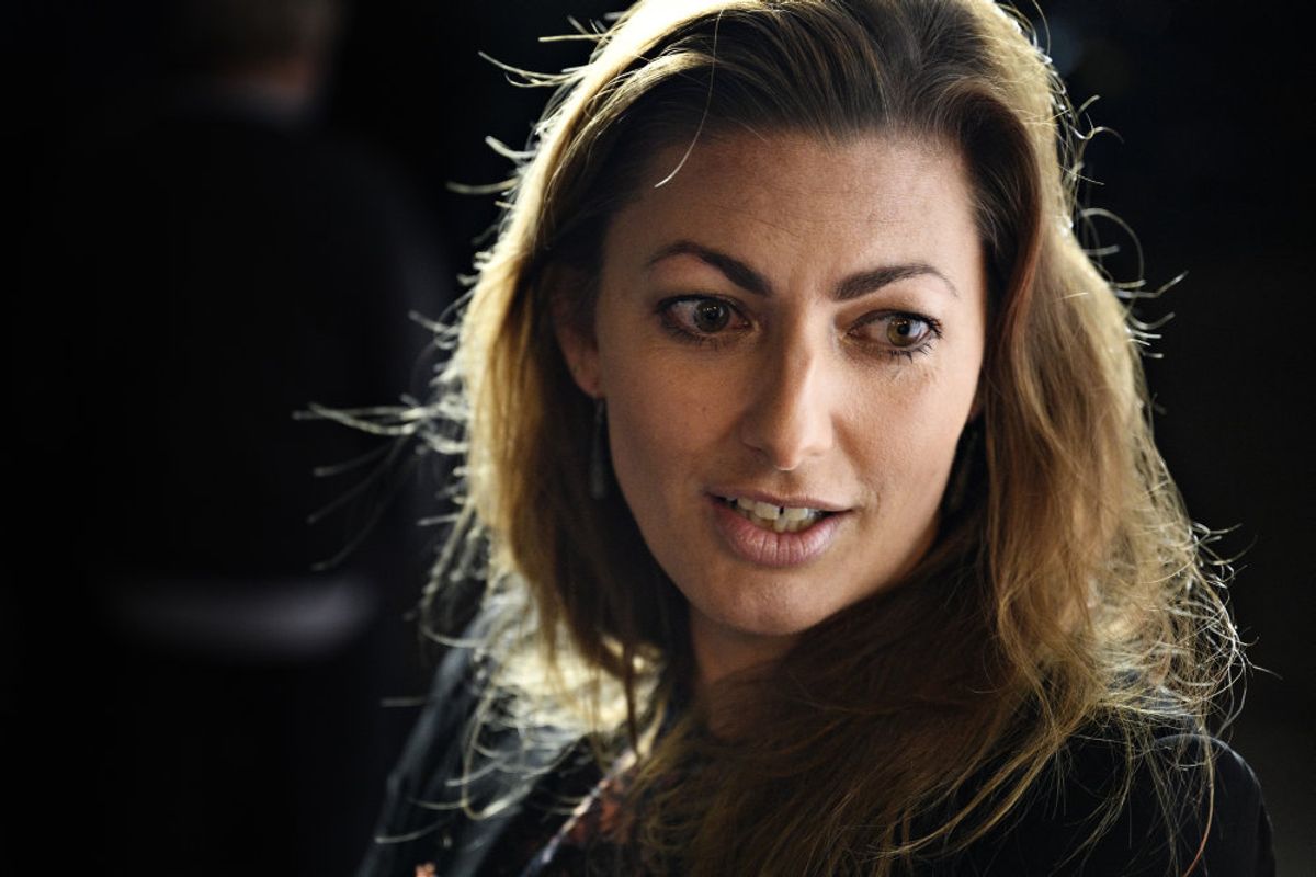 Tv-værten Sara Maria Franch-Mærkedahl var en af de syv kvinder, der skrev erotiske og fantasifulde noveller til novellesamlingen "Kvindefantasier". Den udkom i begyndelsen af året. (Arkivfoto) - Foto: Philip Davali/Ritzau Scanpix