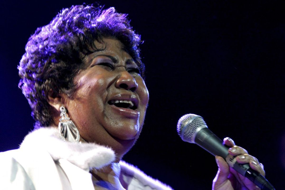 Aretha Franklin er død. Foto: Shea Walsh/Scanpix.