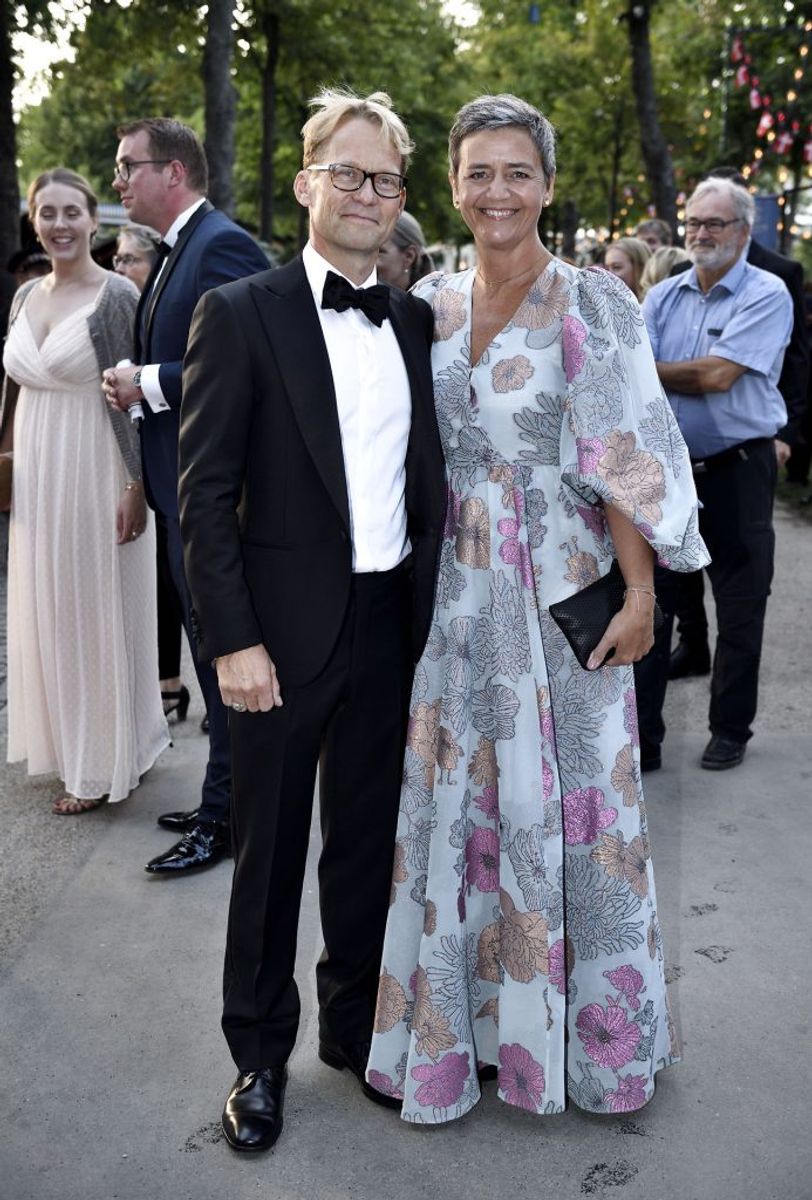 Kronprinsesse Mary og prinsesse Benedikte til premiere på New York City Ballet i Tivolis Koncertsal i København. Her er det Margrethe Vestager, konkurrencekommisær i EU, onsdag den 15. august 2018.. (Foto: Tariq Mikkel Khan/Ritzau Scanpix)