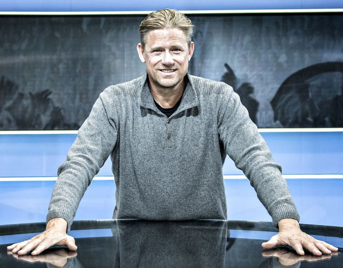 Peter Schmeichel. Den tidligere landsholdskæmpe Peter Schmeichel afviser at udføre russisk propaganda i sin rolle som tv-vært. Foto: Jens Nørgaard Larsen/Scanpix.