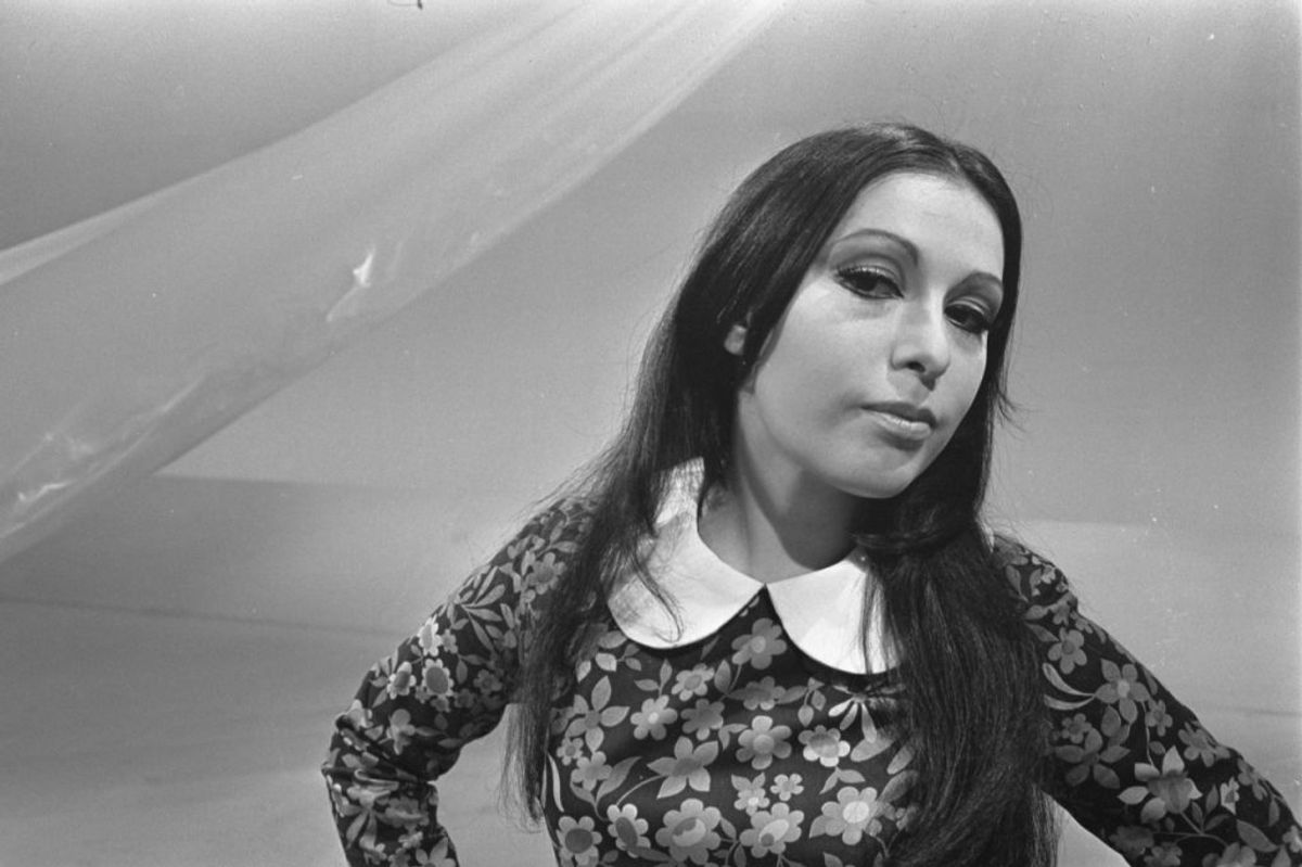 1968: Spanien vandt dette år for første gang Eurovision Song Contest. Det skete med sangerinden Massiel og nummeret “La, la, la”. Foto: Scanpix (Arkivfoto)