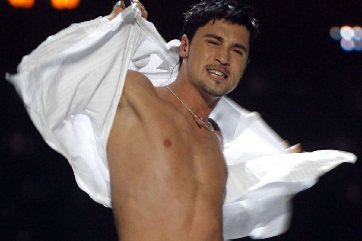 2008: Ruslands Dima Bilan vandt med sangen “Believe”. Foto: Ivan Milutinovic/Scanpix (Arkivfoto)