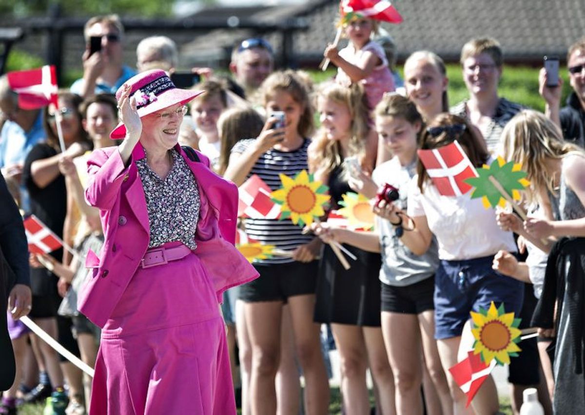Dronning Margrethe besøgte i 2016 også Varde Kommune. Foto: Henning Bagger/Scanpix (Arkivfoto)