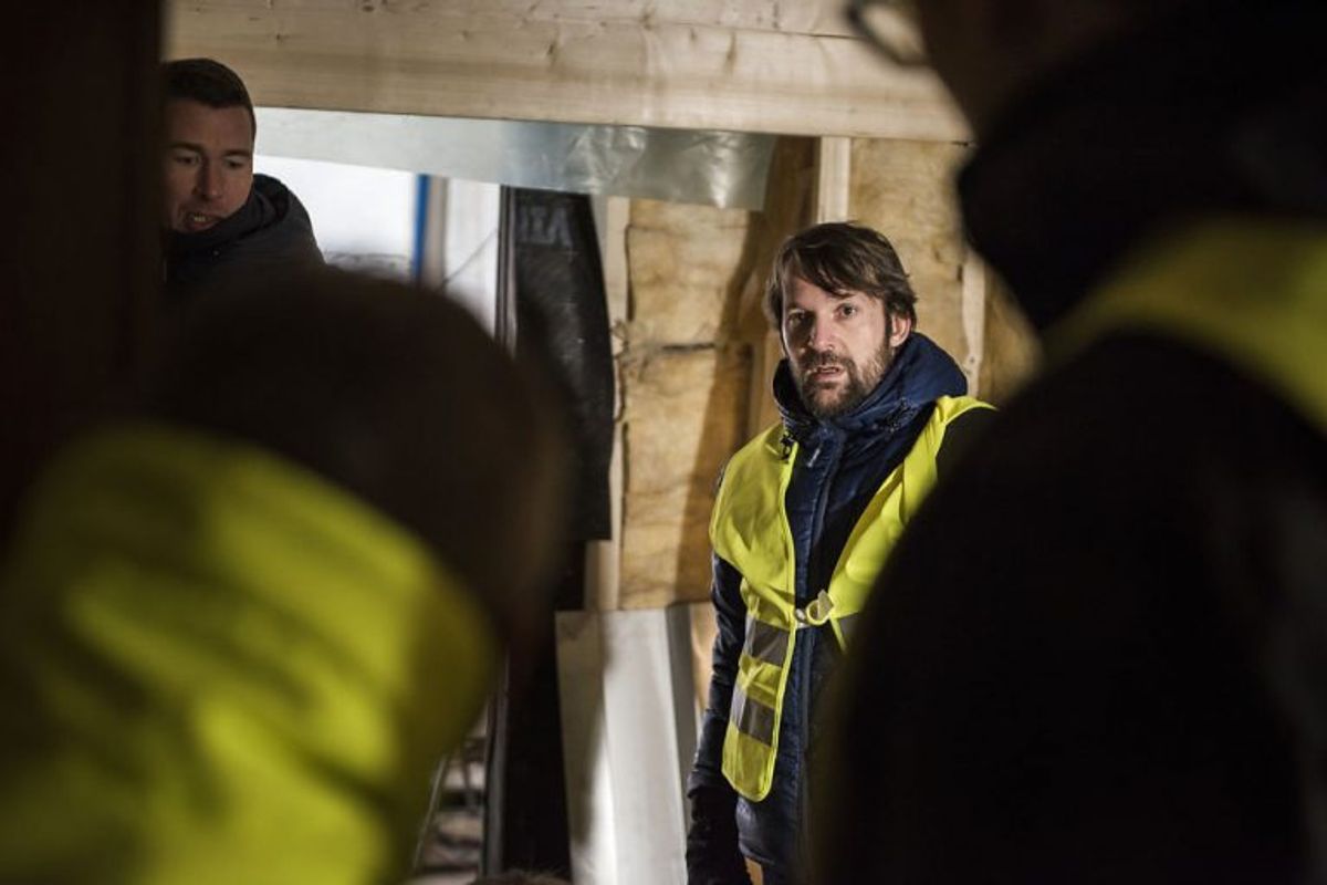 Noma åbnede torsdag i nye rammer. Billedet er fra ugen op til åbningen, hvor ikke alt endnu var kommet på plads. I midten ses køkkenchef Rene Redzepi. Arkivfoto: Scanpix
