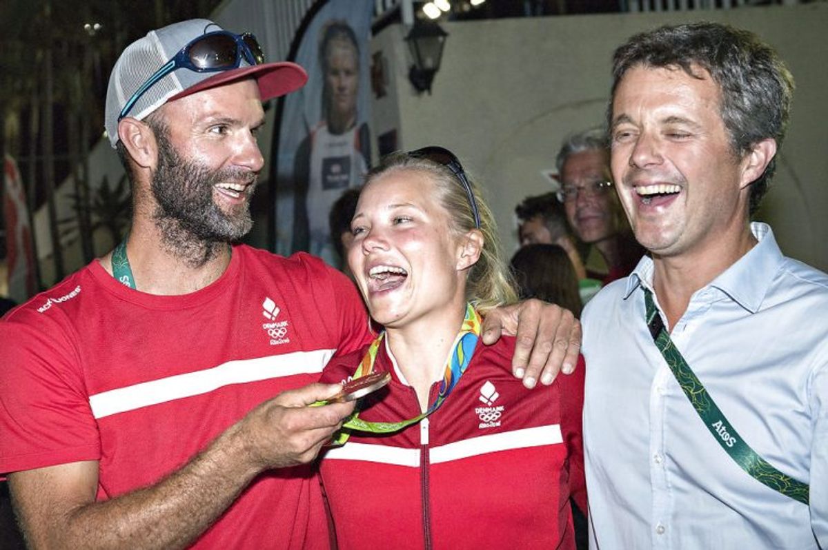 Kronprins Frederik er IOC-medlem. Kronprinsen var også med ved Sommer-OL i 2016. Her ses Frederik sammen med Anne Marie Rindom. Foto: Jens Nørgaard Larsen/Scanpix (Arkivfoto)