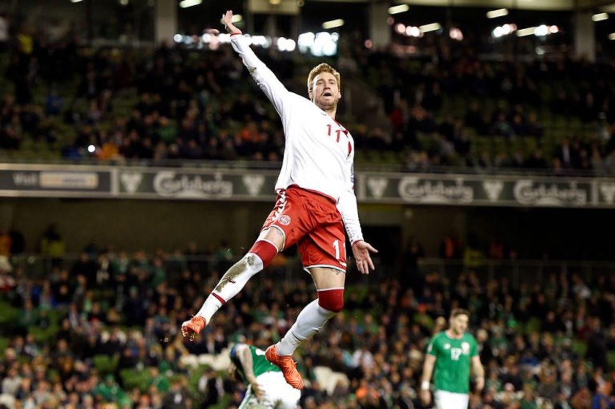 Nicklas Bendtner har fødselsdag i dag – han runder et skarpt hjørne. SE FLERE BILLEDER – KLIK HER. Arkivfoto: Clodagh Kilcoyne/Scanpix