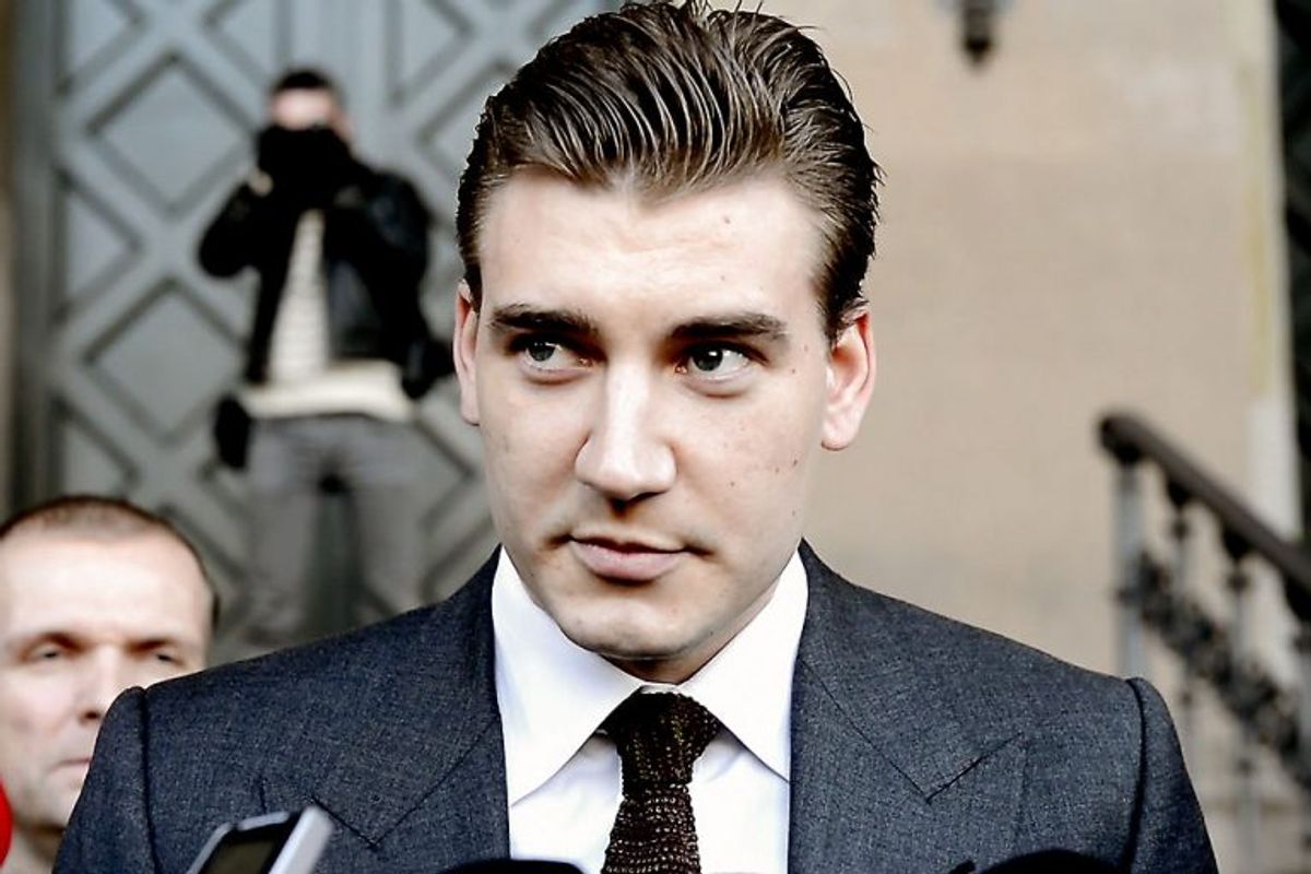 Nicklas Bendtner har i mange år også været kendt for sit liv uden for fodboldbanen. Har ses han ved retten, efter han har erkendt spritkørsel. Han fik tre års frakendelse af kørekortet og en bøde på 842.000 kroner. Arkivfoto: Scanpix