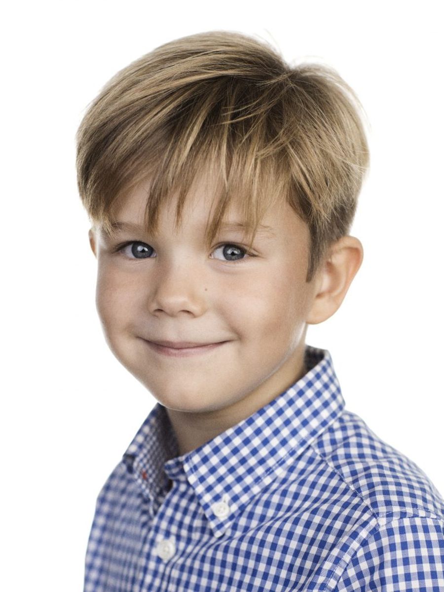 Det nyeste officielle foto af prins Vincent, som fylder syv år mandag den 8. januar 2018. Foto: Kongehuset.dk