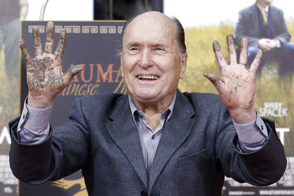 Både Robert Duvall og Diane Keaton har fødselsdag. De spillede sammen i “The Godfather”-trilogien, omend Duvalls Tom Hagen-figur ikke var med i 3’eren. Arkivfoto: Danny Moloshok/Scanpix