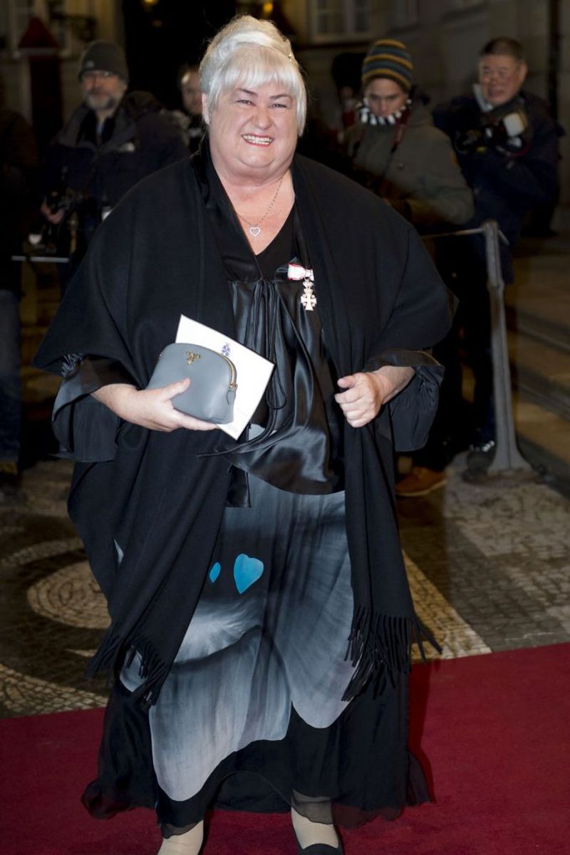 Ældreminister Thyra Frank ankommer til nytårskur og -taffel i Christian VII’s Palæ mandag 1. januar 2018. Foto: Keld Navntoft/Scanpix