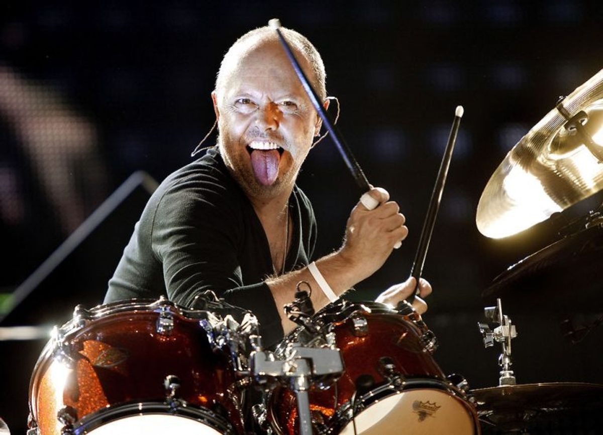 Lars Ulrich dannede Metallica i 1981 og bandet er still going strong. Tirsdag fylder han 54 år. Foto: Nils Meilvang/Scanpix (Arkivfoto)