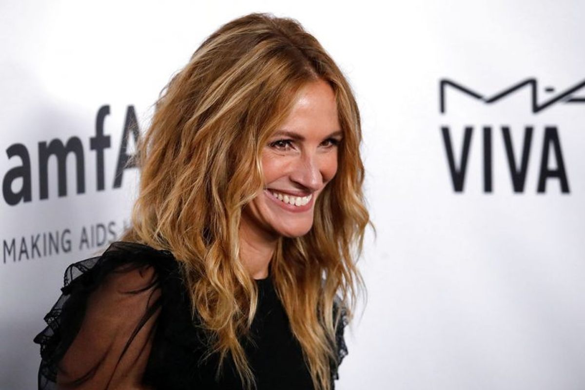 Den amerikanske skuespiller Julia Roberts rundede 50 år den 28. oktober 2017. Arkivfoto: Mario Anzuoni/Scanpix