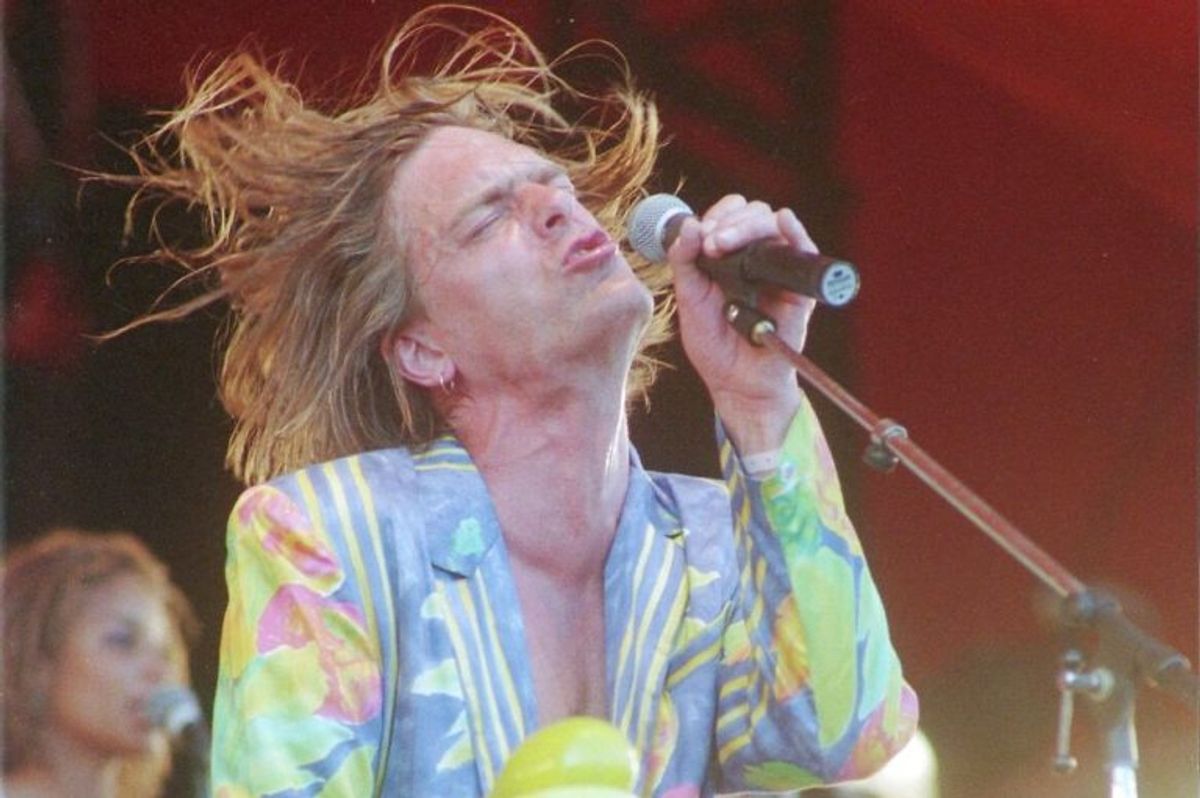 Her ses Gnags ved en koncert på Roskilde Festival i 1994. Foto: THOMAS SJØRUP/Scanpix (Arkivfoto)