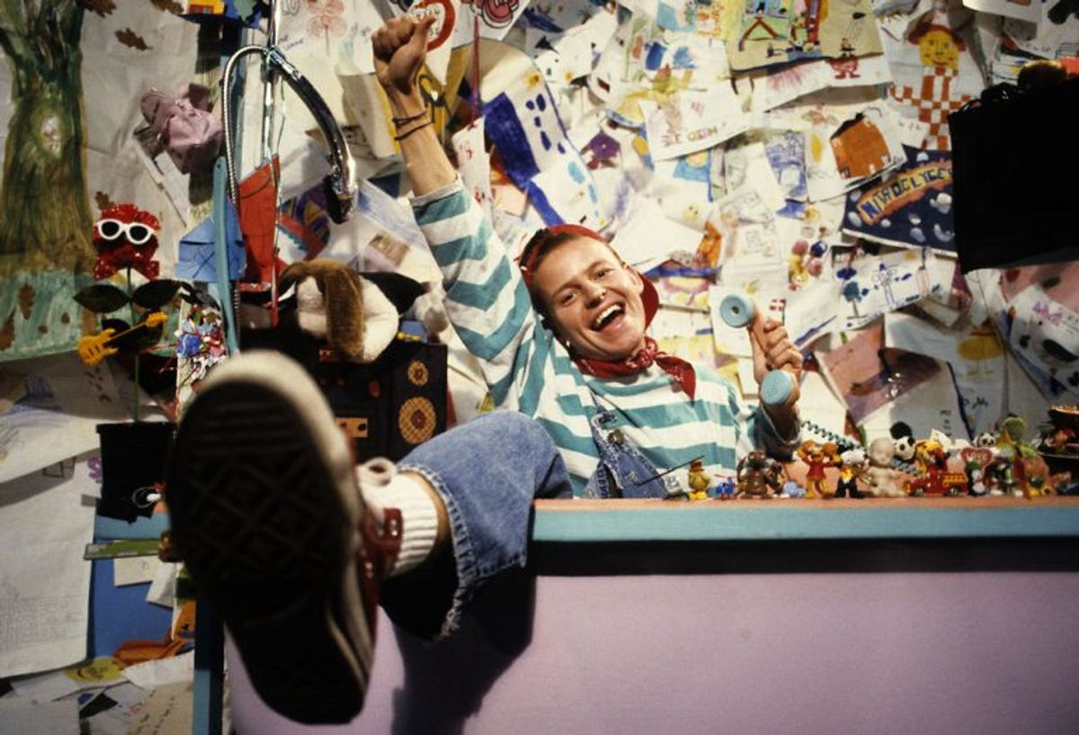 I 1990 fik Bubber for alvor sit gennembrud i TV2-børneprogrammet “sytten-nul-dut” med Bubbers Badekar. Foto: Jørgen Jessen/Scanpix (Arkivfoto)