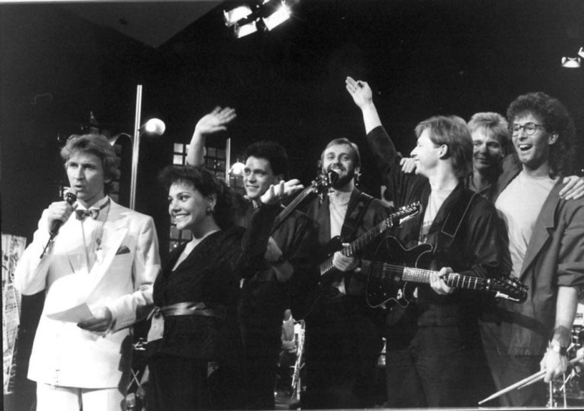 Helge Engelbrecht skrev vindersangen til Dansk Melodi Grand Prix 1987 – Anne Cathrine og Drengene med “En lille melodi”. Foto: Bent K Rasmussen/Scanpix (Arkivfoto)