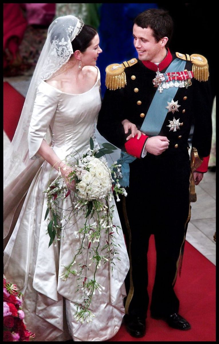 Kronprins Frederik og kronprinsesse blev 14. maj 2004 gift i Vor Frue Kirke. KLIK VIDERE OG SE FLERE BILLEDER FRA DEN STORE DAG. Foto: Martin Sylvest Andersen/Scanpix (Arkivfoto)