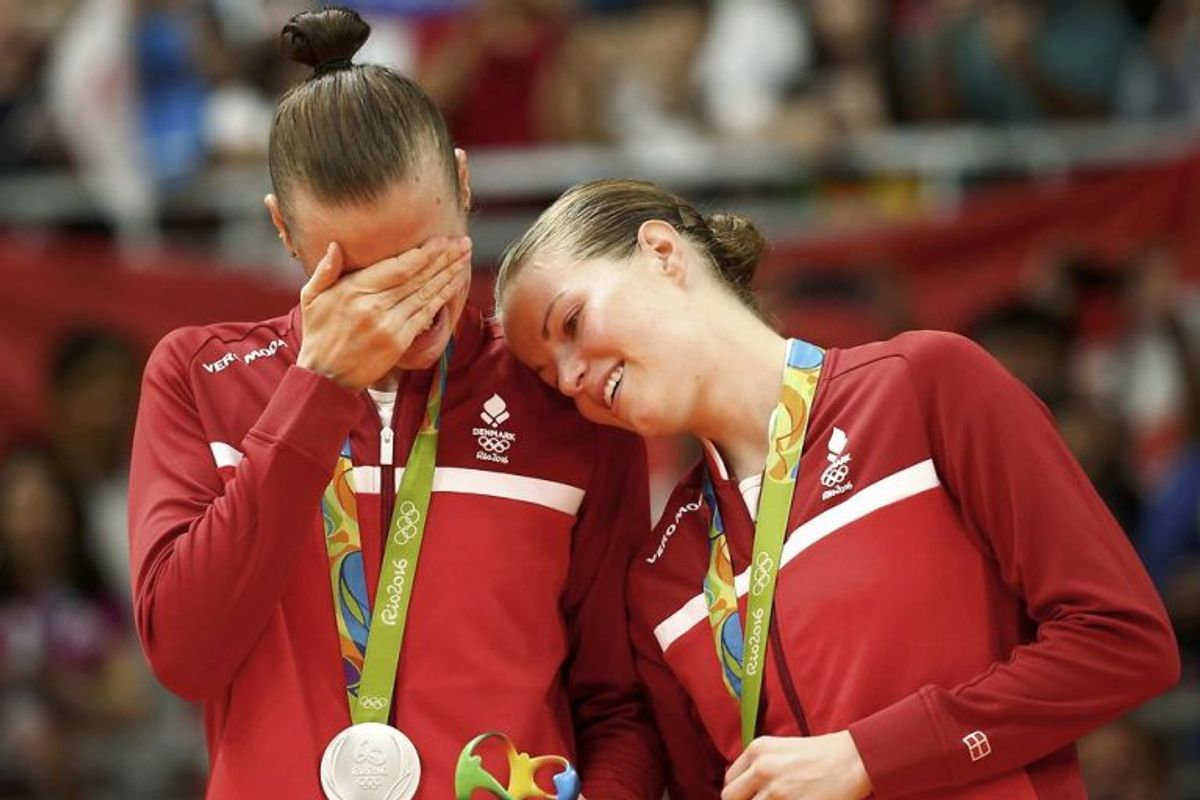 Den største gevinst har indtil videre været sølvmedaljen ved OL i Brasilien i 2016. Her vandt Rytter Juhl og Pedersen i den grad også publikums hjerter. Foto: Ruben Sprich/Scanpix (Arkivfoto)