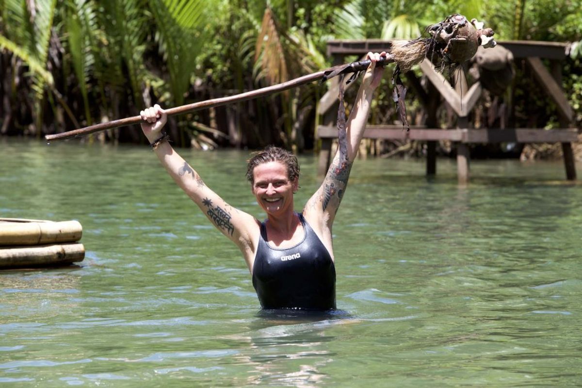 40-årige Malene Berardino vandt Robinson Ekspeditionen 2017. Foto: TV3.