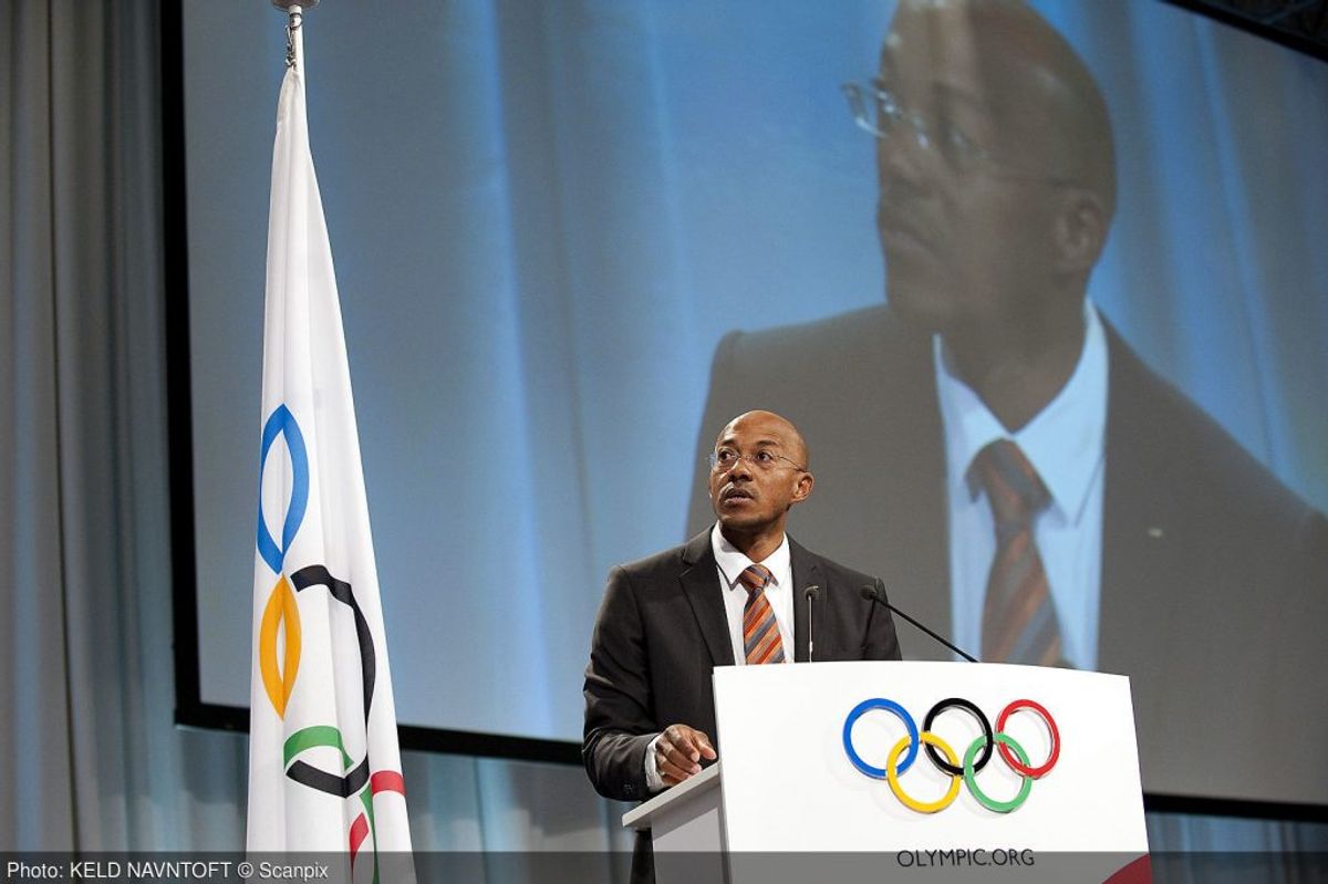 Nu er Frankie Fredericks er suspenderet fra IOC på grund af mistanke om korruption. Foto: Keld Navntoft/Scanpix (Arkivfoto)