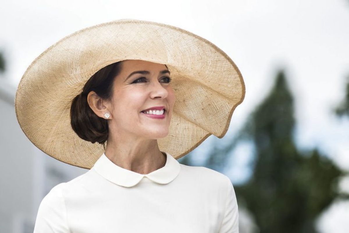 Kronprinsessen deltog i den officielle åbning af Cph Garden 2017, som arrangeres af Haveselskabet. Foto: Ida Marie Odgaard/Scanpix