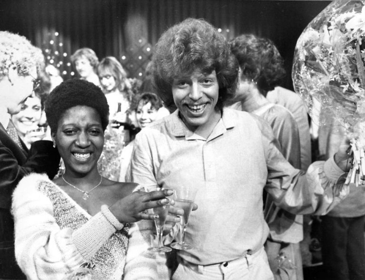 Tommy Seebach og Debbie Cameron vandt Dansk Melodi Grand Prix 1981. Foto: Henning Thempler/Scanpix (Arkivfoto)