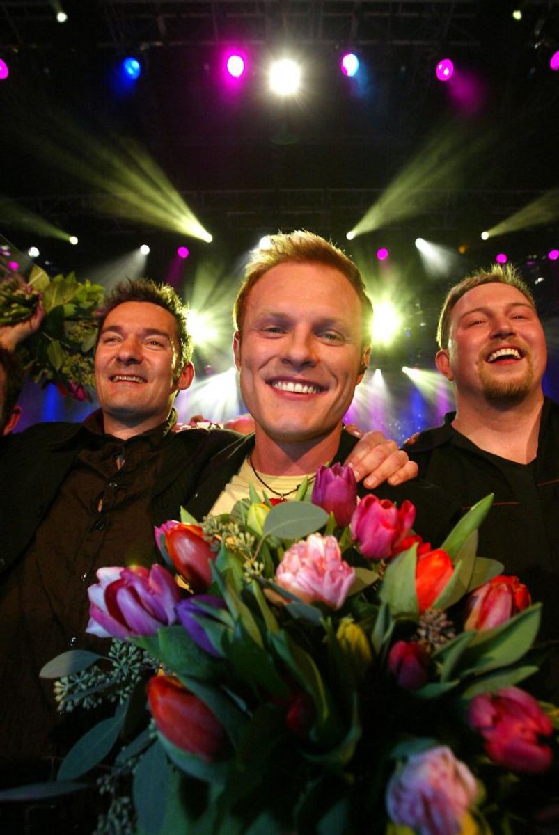 Jakob Sveistrup vandt i 2005 med sangen’Tænder på dig’ (Talking to you). Foto: Ernst van Norde/Scanpix (Arkivfoto)