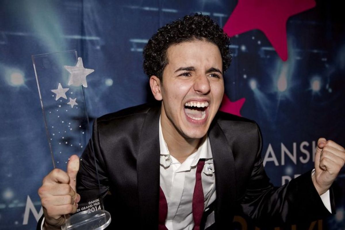 Basim vandt Dansk Melodi Grand Prix 2014 med Cliche Love Song. Foto: Betina Garcia/Scanpix (Arkivfoto)