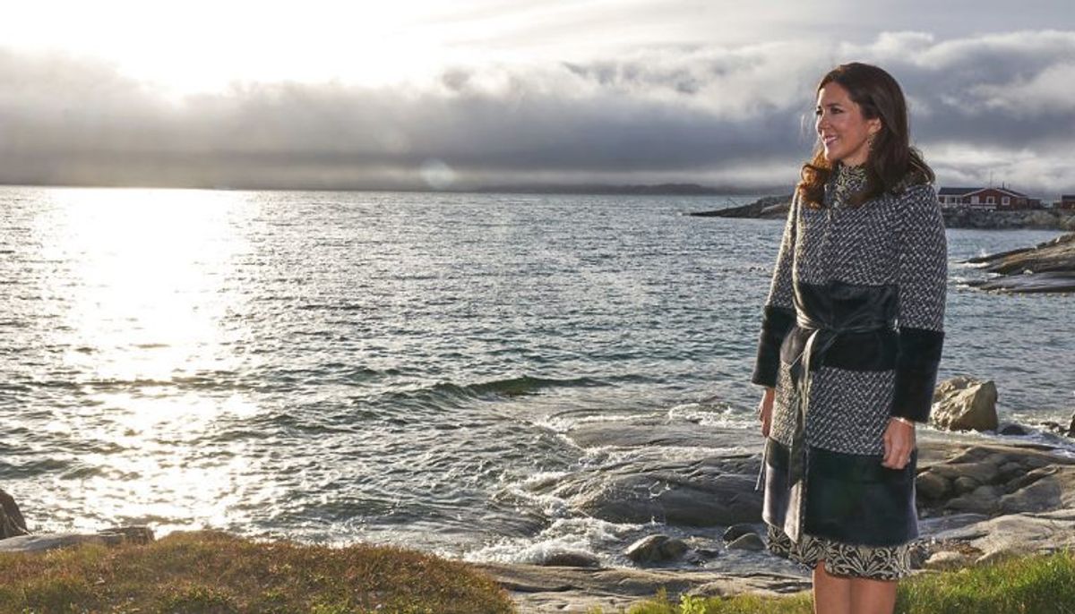 Kronprinsesse Mary besøger Nuuk i Grønland. Foto: Ulrik Bang/Scanpix.