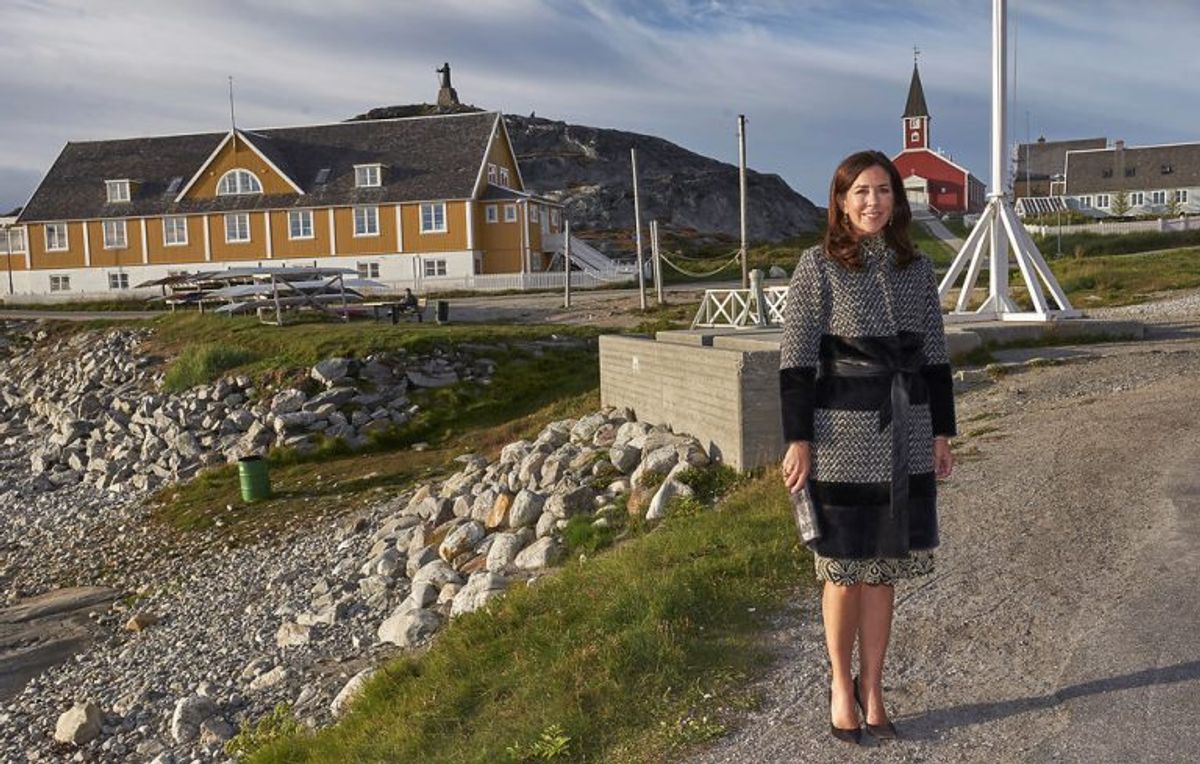 Kronprinsesse Mary besøger Nuuk i Grønland. Foto: Ulrik Bang/Scanpix.