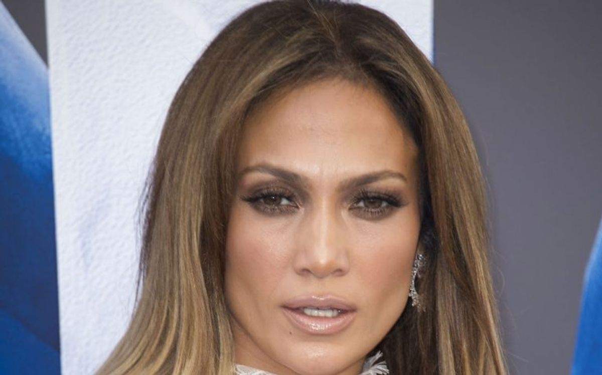 Jennifer Lopez sendte en hilsen til eksmanden fra scenen i Las Vegas, hvor hun optrådte. Foto: VALERIE MACON/Scanpix (Arkivfoto)