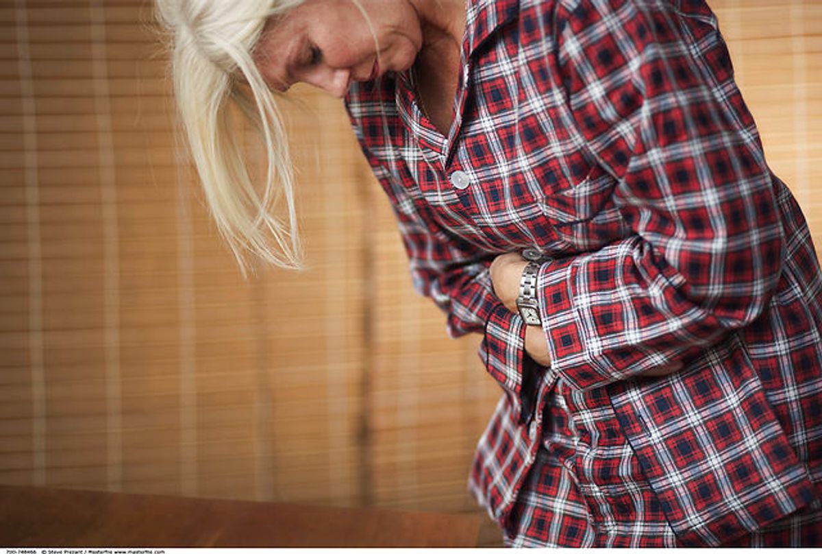 Hvis du mærker smerte, der intensiverer eller gør ondt, selv når du slapper af – så skal du tage til læge. Foto: Steve Prezant / Scanpix Steve Prezant