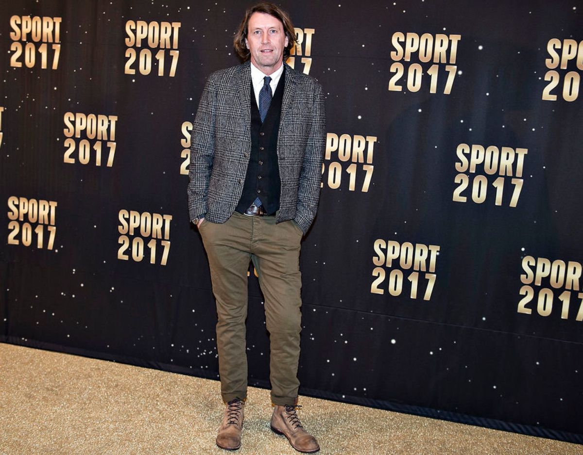 Anders Agger får overrakt prisen i RIngkøbing den 2. oktober.
Foto: Henning Bagger/Scanpix 2018