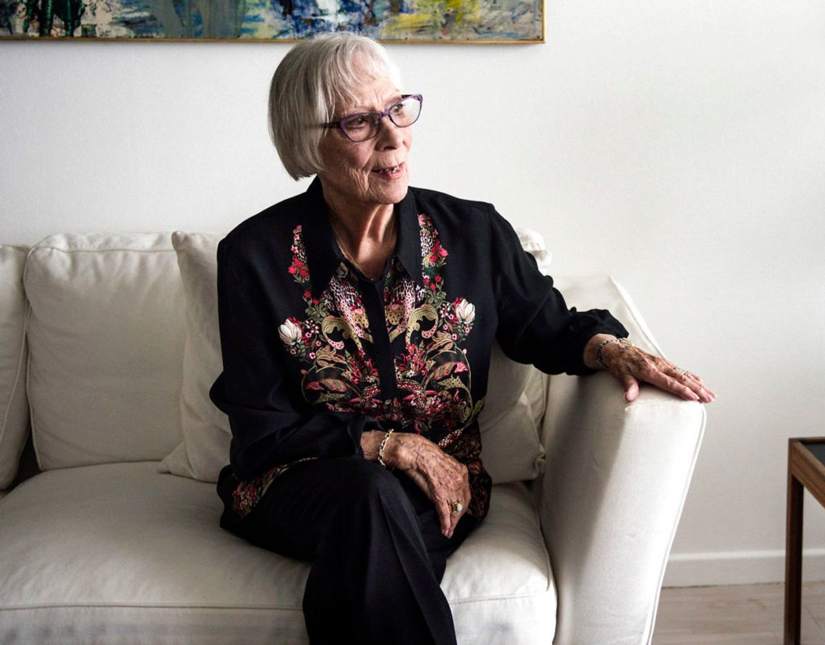 Lily Weiding er gået bort. Hun blev 96 år gammel. Foto: Malene Anthony Nielsen/Ritzau Scanpix