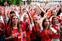 Her kan du se Danmark - England på storskærm