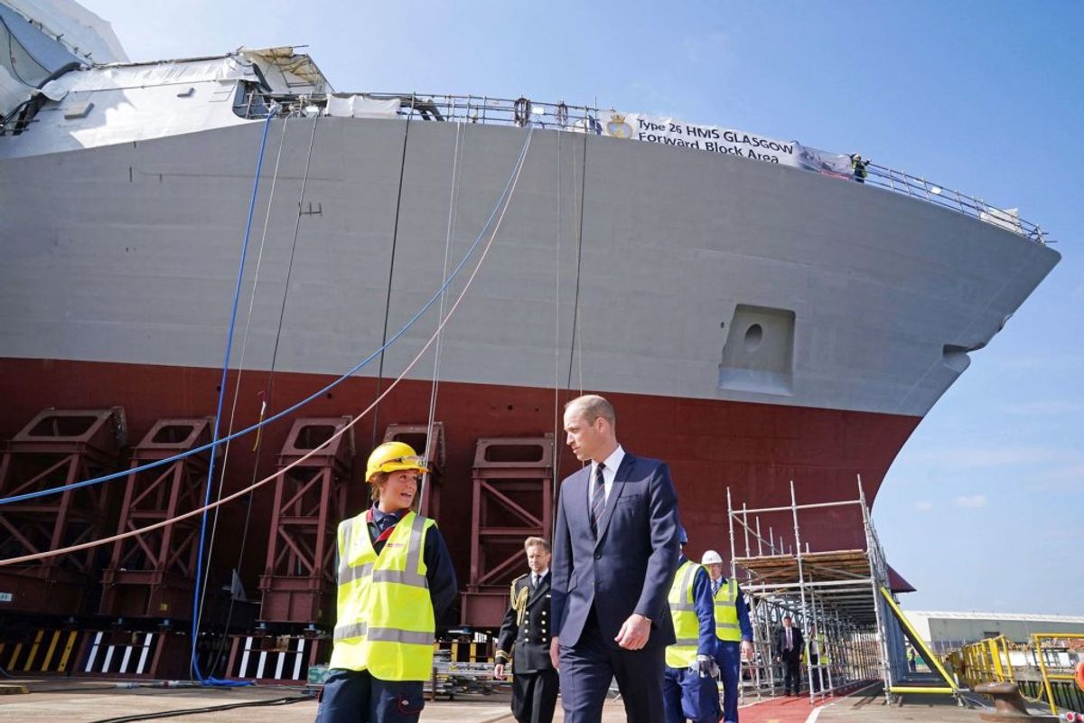 Under et besøg i Skotland kom prins William med store nyheder. Foto: Andrew Milligan/Pool via REUTERS / Scanpix