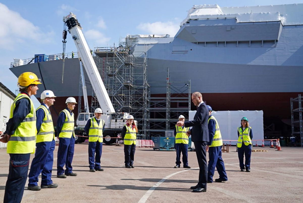 Under et besøg i Skotland kom prins William med store nyheder. Foto: Andrew Milligan/Pool via REUTERS / Scanpix