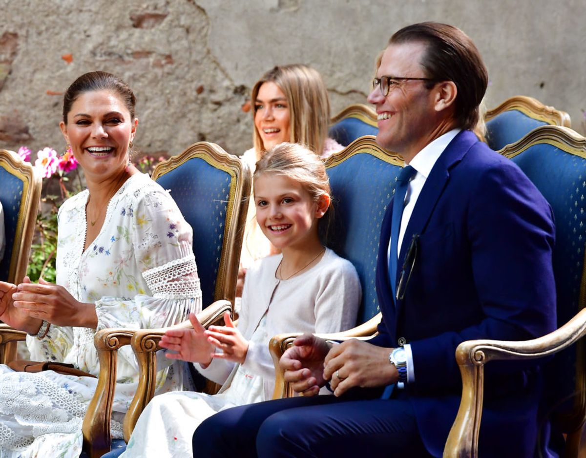 Sidste år var tilslutningen fra familien til Victoria-koncerten på grund af corona-pandemien ganske beskeden. Det var blot prins Daniel og kronprinsesseparrets datter, prisesse Estelle, der var med. Foto: Scanpix/Jonas Ekstromer /TT News Agency/via REUTERS