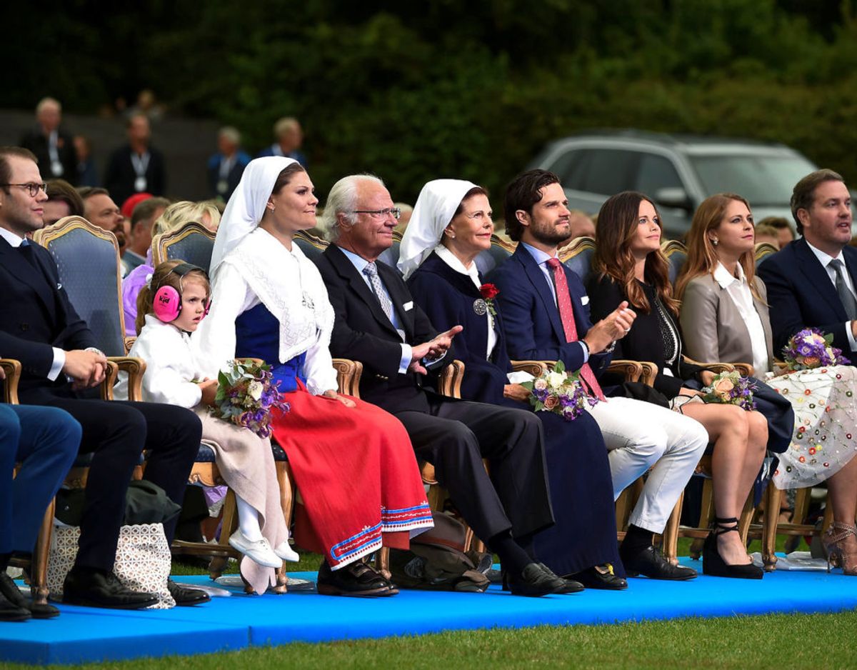 Som alle allerhelst ser det. Hele den nære kongefamilie på plads ved Victoriakoncerten. Billedet her er fra 2016. Foto: Scanpix/TT News Agency/Mikael Fritzon/via REUTERS