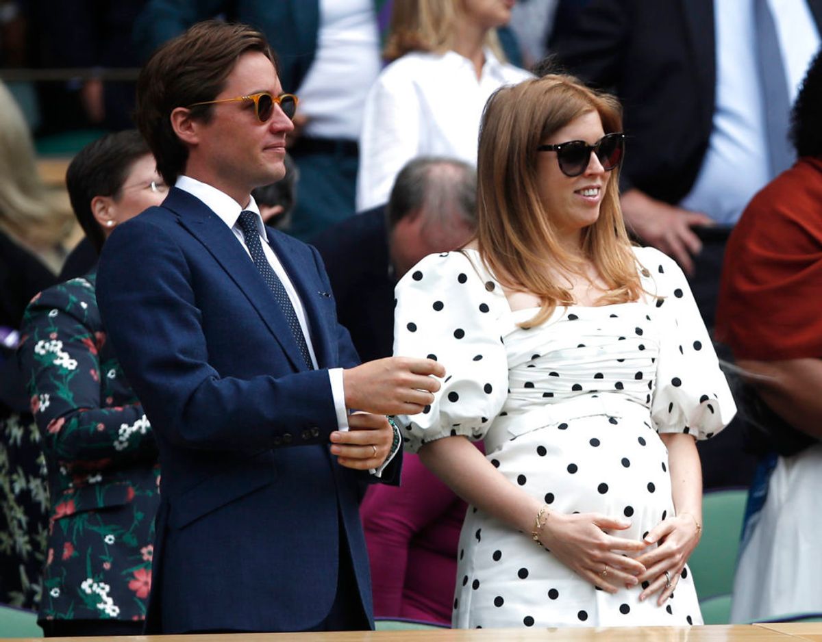 Prinsessens ‘babybule’ er efterhånden ganske betragtelig. Foto: Scanpix/REUTERS/Paul Childs