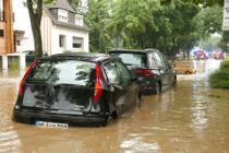 Tyskland står under vand