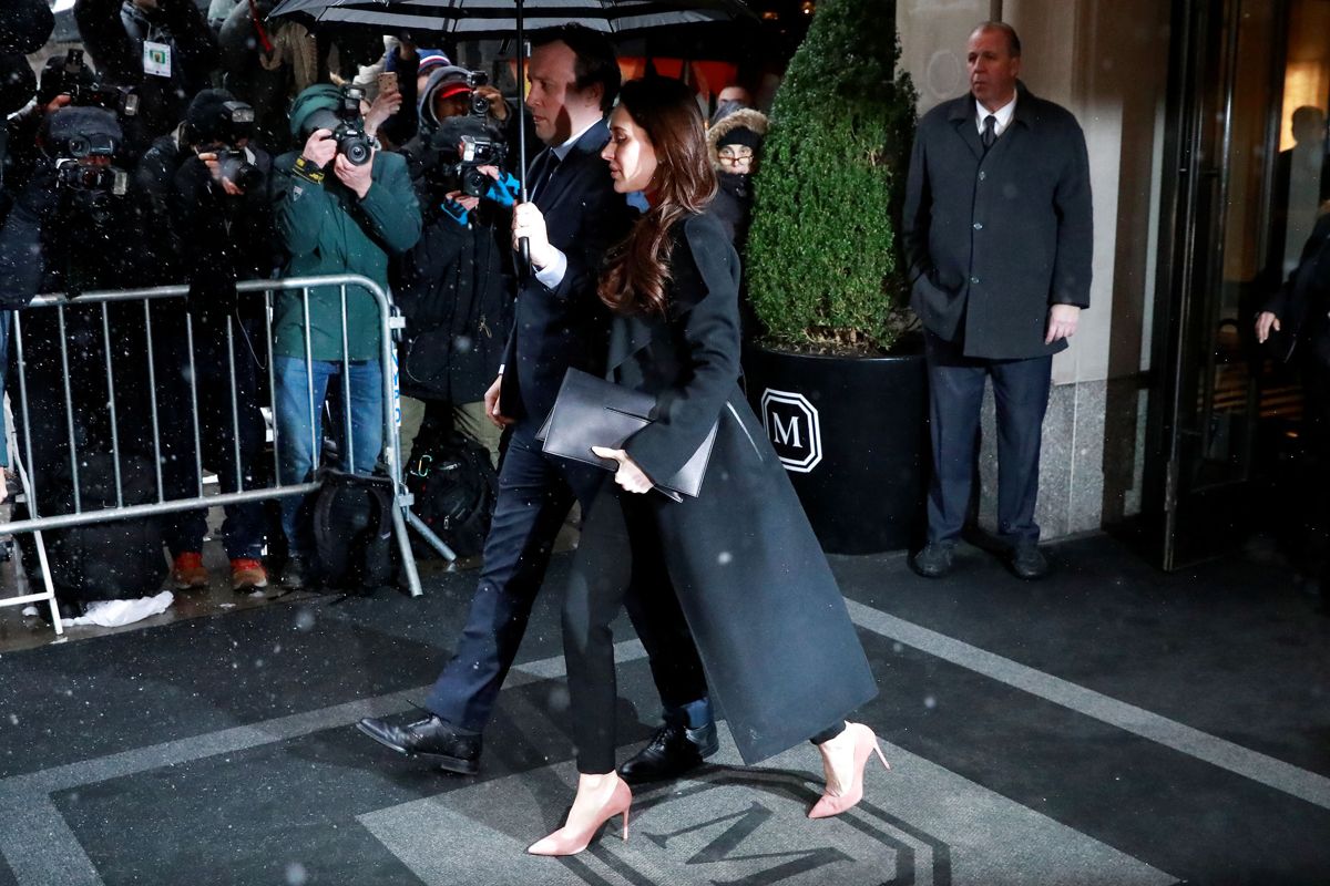 Jessica Mulroney ses her i forbindelse med et såkaldt 'babyshower' hos Meghan, hertuginden af Sussex, på Mark Hotel i New York City tilbage i 2019. Foto: REUTERS/Andrew Kelly/Ritzau Scanpix