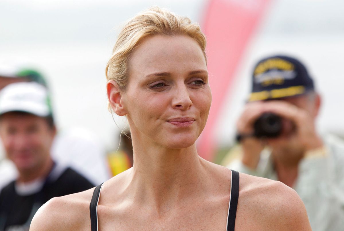 Inden Charlene Wittstock blev gift med prins Albert af Monaco var hun olympisk svømmer for Sydafrika - hun deltog i år 2000 i Syddney. Foto: REUTERS/Rogan Ward/Ritzau Scanpix