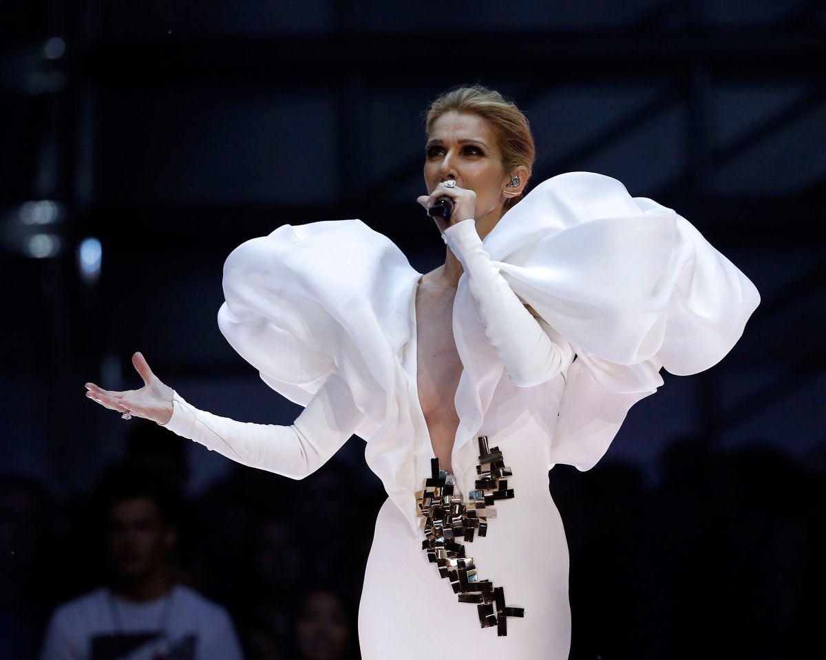 Nummer 3: Celine Dion optrådte med 23 shows på hendes Courage World Tour inden pandemien satte ind. Og det svarer til 98% af hendes indtægter for året. Sangerinden tjente 110,3 millioner kroner. Foto: REUTERS/Mario Anzuoni/Ritzau Scanpix